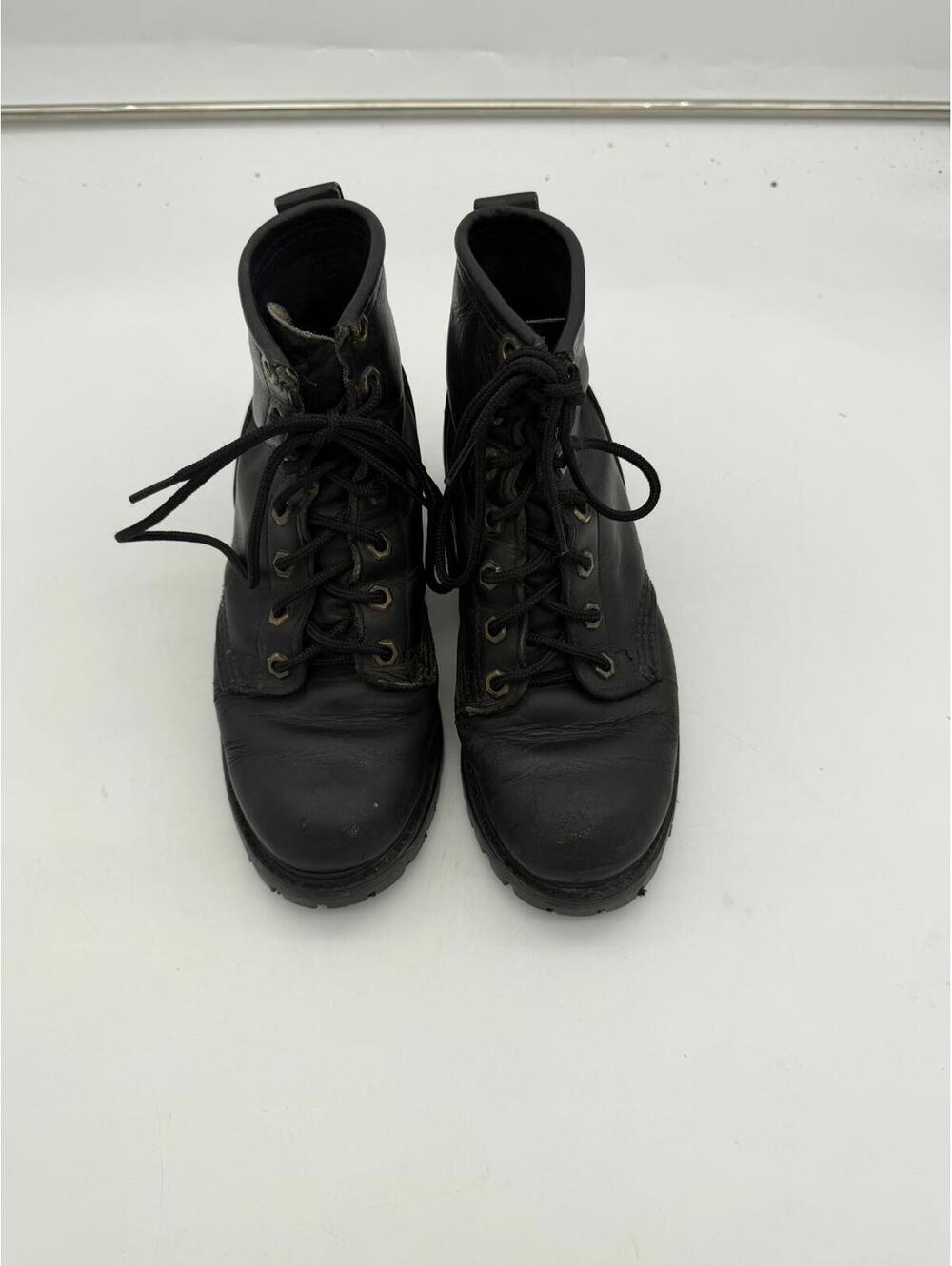 Frye Everyday Ankle Black Leather Cap Toe Womens Boots 6.5